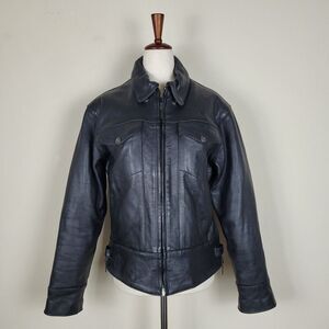 Milwaukee Motorcycle Jacket Medium Black Biker Moto Riding Thinsulate Lined